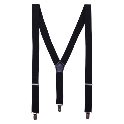 Premier (One Size, Black) Premier Clip-On Trouser Braces