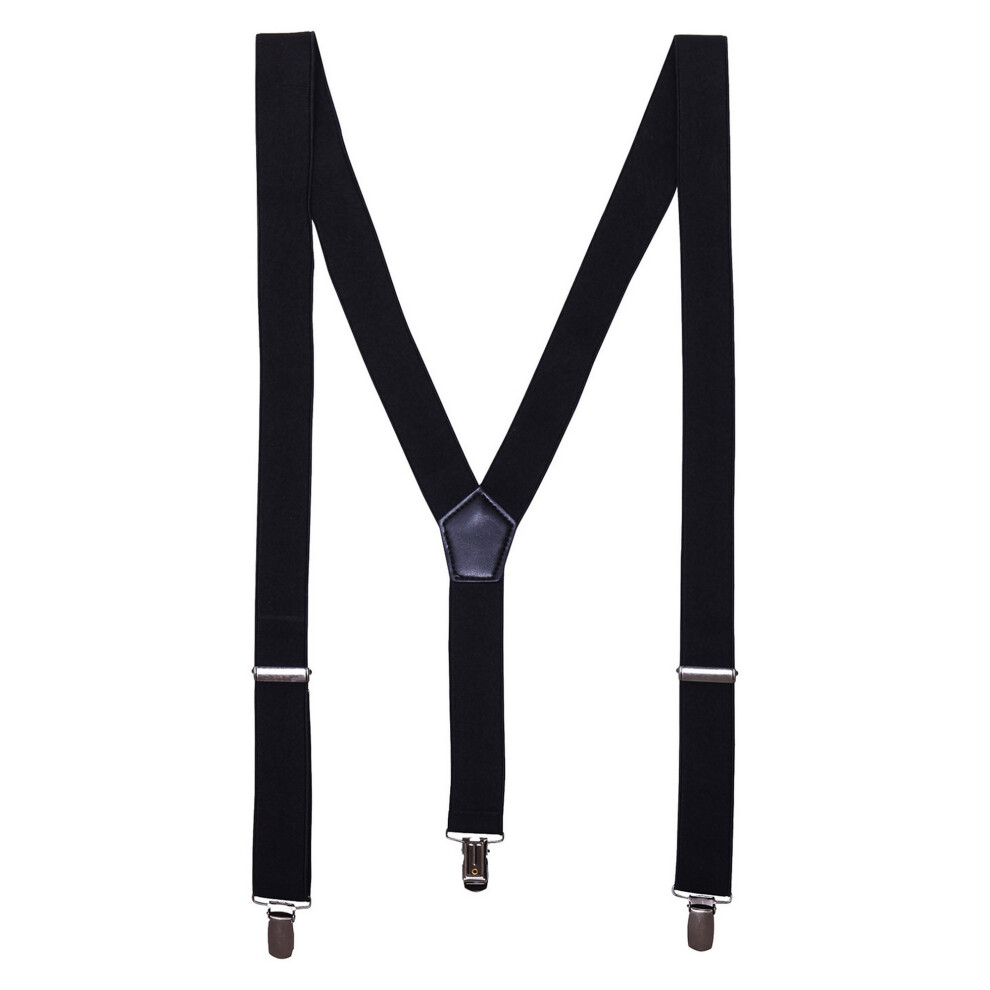 Premier (One Size, ) Clip-On Trouser Braces Black