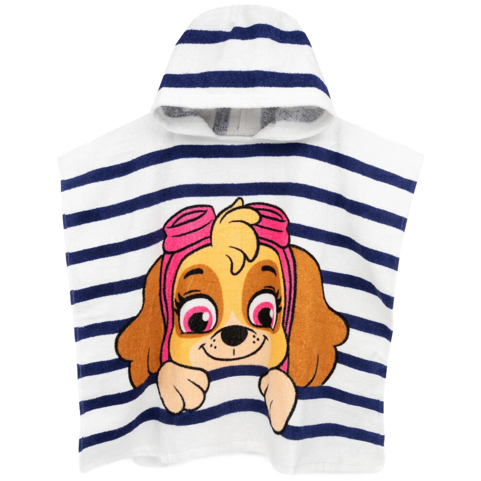 Paw Patrol Childrens/Kids Skye Hooded Towel White