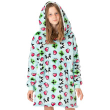 Minecraft Girls Panda Hoodie Blanket