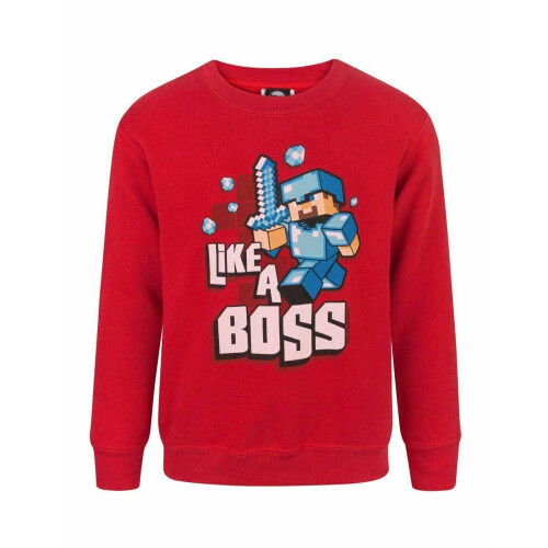 Minecraft Minecraft Childrens/Boys Official Like A Boss Sweatshirt