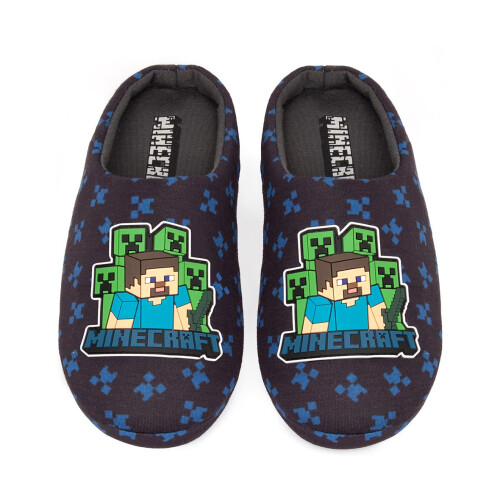 Minecraft Minecraft Boys Steve And Creeper Slippers 2