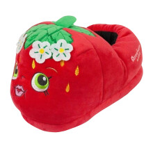 (12.5 UK Child, Red) Shopkins Childrens/Kids Novelty Strawberry Slippers