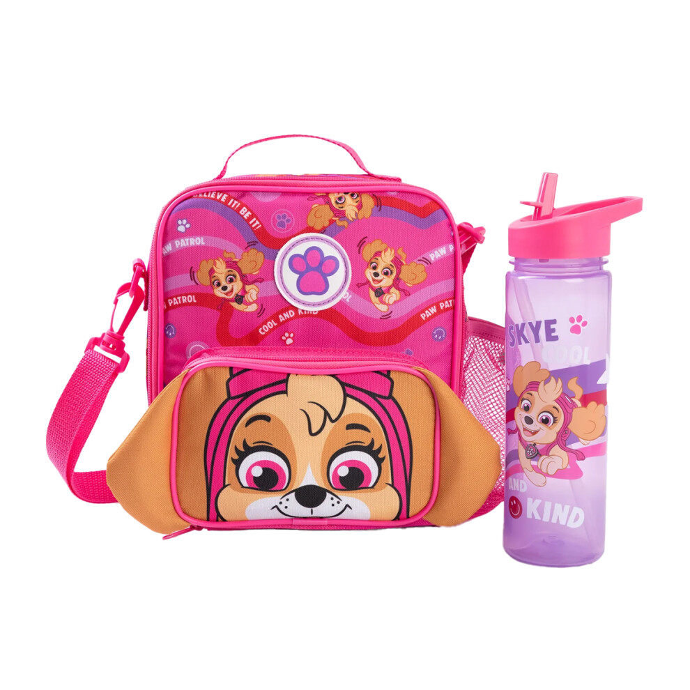 Paw Patrol Girls Cool And Kind Skye Lunch Bag Set Pink