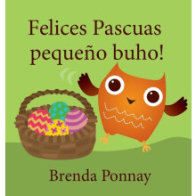 Felices Pascuas pequeno buho by Brenda Ponnay Hardcover Book