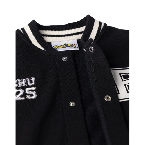 Pokémon (5-6 Years, Black Solid) Pokemon Boys Pikachu Varsity Jacket 2