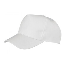 (One Size, White) Result Headwear Childrens/Kids Boston 65/35 Polycotton Cap