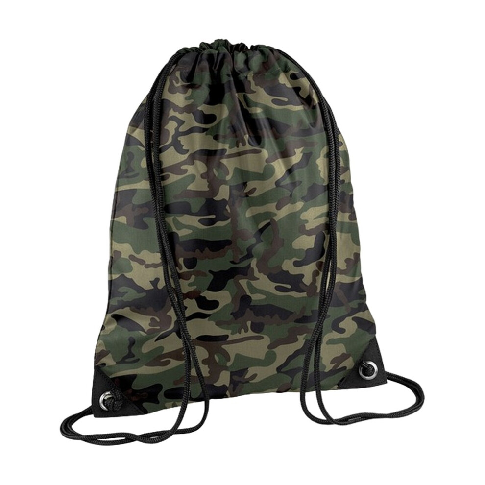 Bagbase Premium Camouflage Drawstring Bag Multicoloured