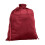 BagBase (L, Ruby Red) Bagbase Plain Velvet Gift Bag 1