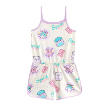 (8-9 Years, Multicoloured) Squishmallows Girls Characters Sleeveless Playsuit