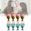 (Blue B)Mermaid Themed Cosmetic Brush Durable Plastic Handle Professional Home Supplies 2