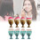 (Blue B)Mermaid Themed Cosmetic Brush Durable Plastic Handle Professional Home Supplies 3