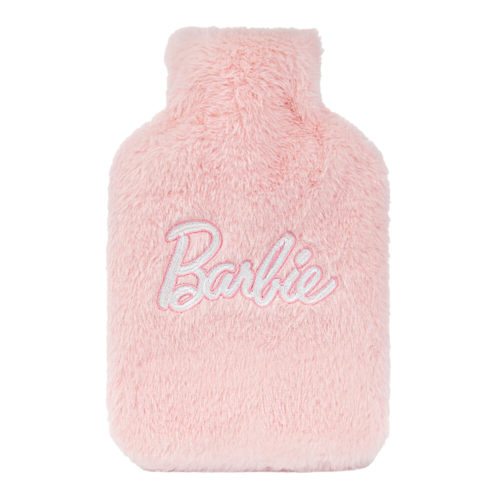 Barbie Appliquã© Logo Hot Water Bottle Cover