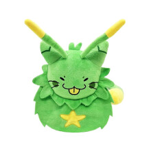 Gnarpy Plüschtier, Pelzige Grüne Alien-Katze, Stofftier-Bezogene Weiche Puppe, Gnarpy Entdeckt die Internet-Cartoon-Katzen