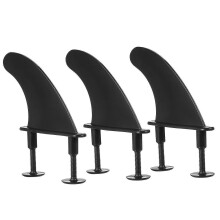Surfplankvinnet, 3-delig set 4,5 inch (zwart, Type 1), plastic materiaal duurzaam en gemakkelijk te installeren