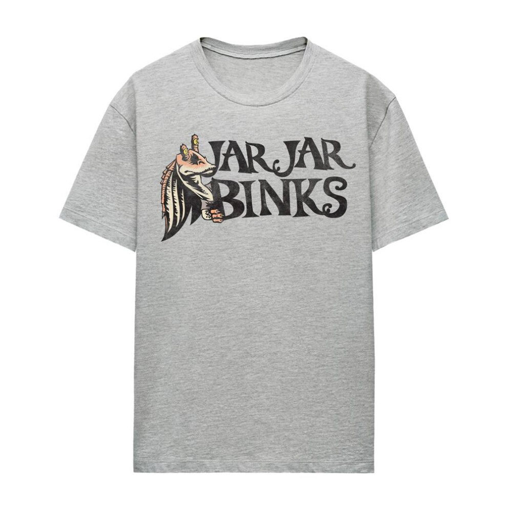 Star Wars (L, Athletic) Womens/Ladies Jar Jar Binks T-Shirt Multicoloured