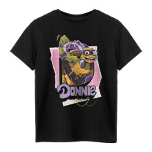 (3-4 Years, Black) Teenage Mutant Ninja Turtles Boys Donatello Short-Sleeved T-Shirt