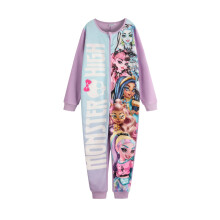 (7-8 Years, Purple) Monster High Girls Characters All-In-One Nightwear