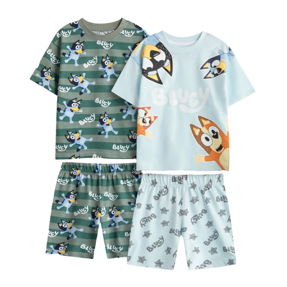 Bluey Boys & Bingo Short Pyjama Set (Pack Of 2) Multicoloured