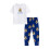 Real Madrid CF Boys Crest Short-Sleeved Long Pyjama Set 1