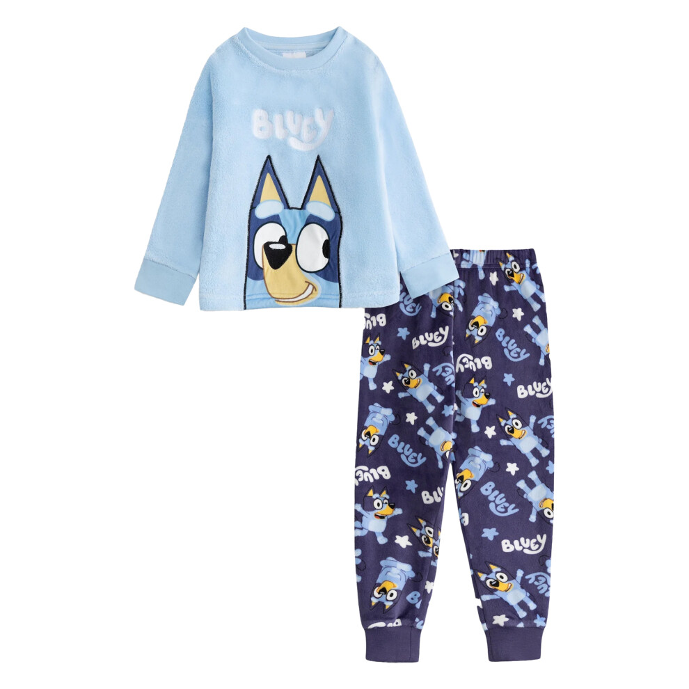 Y (3-4 Years, ) Boys Character Long-Sleeved Long Pyjama Set Blue