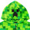 Minecraft (5-6 Years, Green) Minecraft Boys Creeper Pixel Bodysuit 4