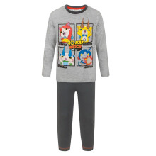 (3 Years, Grey) Yo-Kai Watch Childrens/Kids Character Panel Long Pyjama Set