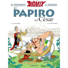 Asterix in Spanish El papiro del Cesar by Albert Uderzo Hardcover Book