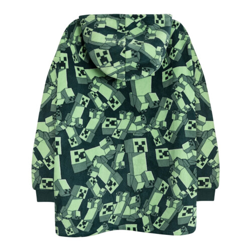 Minecraft Minecraft Boys Creeper Blanket Hoodie 1