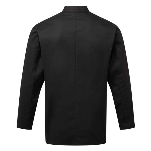 Premier (5XL, Black) Premier Mens Essential Long-Sleeved Chef Jacket 1