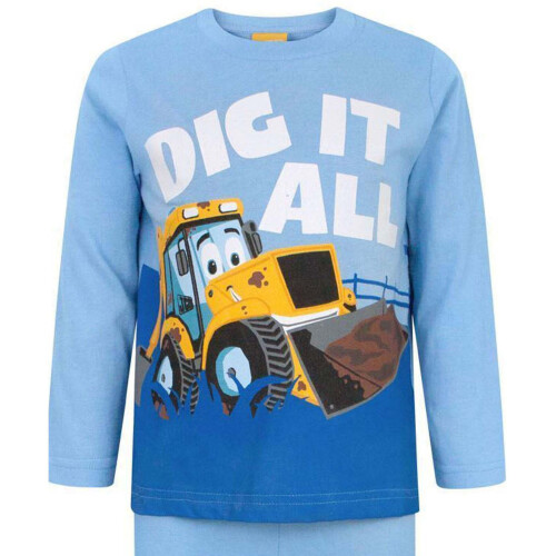 JCB JCB Childrens Boys Dig It All Pyjamas 1