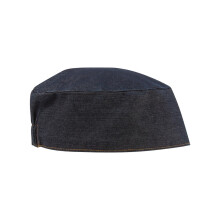 (One Size, Indigo Denim) Premier Unisex Chefs Skull Cap