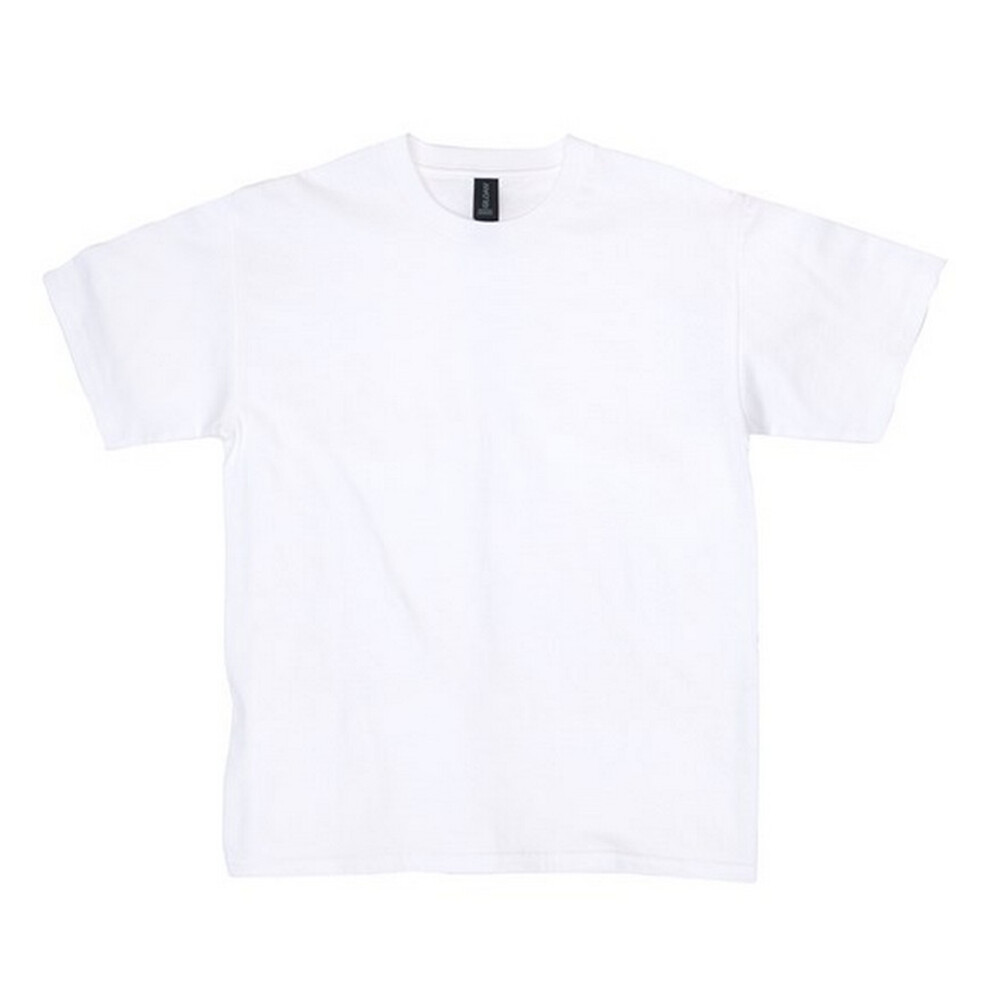 Gildan (9-11 Years, ) Childrens/Kids Midweight T-Shirt White