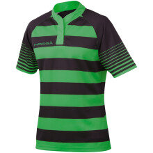 KooGa Boys Junior Touchline Hooped Match Rugby Shirt