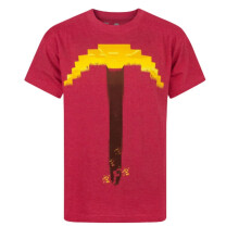 Minecraft Boys Pickaxe Short-Sleeved T-Shirt