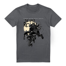 (4XL, Charcoal) Teenage Mutant Ninja Turtles Mens Casey Jones Leaping T-Shirt
