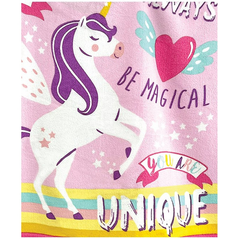 Home & Living Childrens/Kids Unicorn Microfibre Hooded Towel