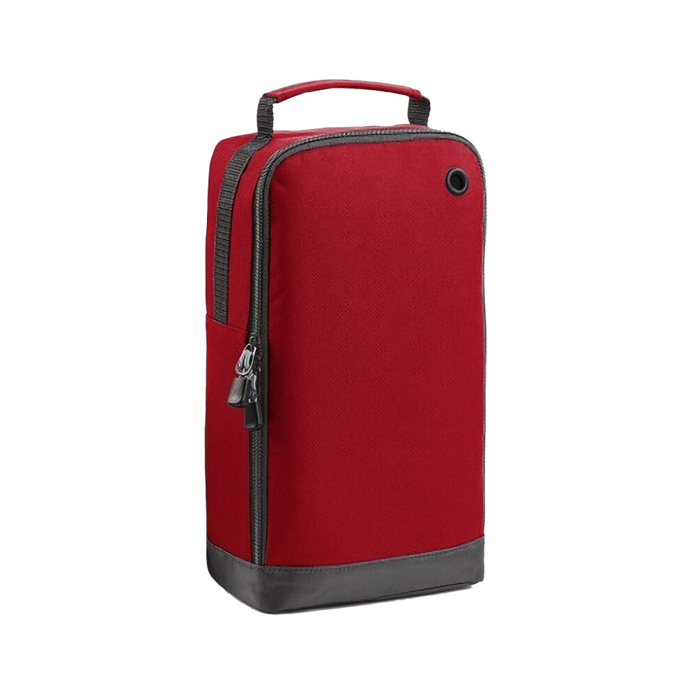 Bagbase (One Size, Classic Red) Sport Shoe / Accessory Bag (8 Litres) (Pack Of 2)