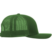 (One Size, Evergreen) Yupoong Flexfit Retro Snapback Trucker Cap