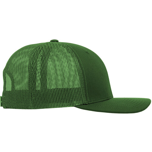(One Size, Evergreen) Yupoong Flexfit Retro Snapback Trucker Cap