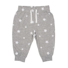 (6-12 Years, Heather Grey/White) Larkwood Baby Stars Lounge Pants