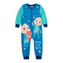(12-18 Months, Blue) Cocomelon Childrens/Kids Time For Bed Baby JJ Sleepsuit