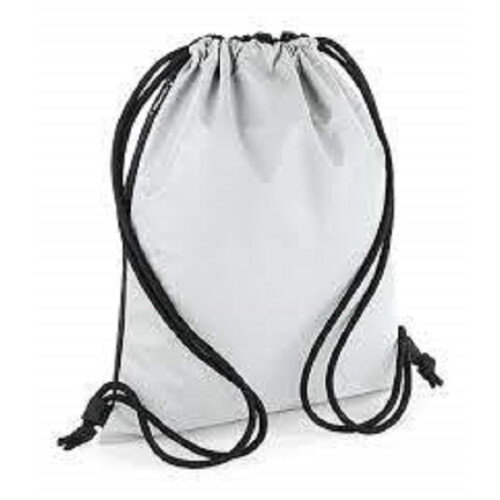 BagBase (One Size, Silver) Bagbase Unisex Adult 15L Drawstring Bag