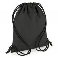 (One Size, Black) Bagbase Unisex Adult 15L Drawstring Bag