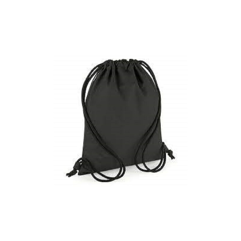 Bagbase (One Size, ) Unisex Adult 15L Drawstring Bag Black