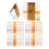 4Pack Soft Absorbent Kitchen Towels Quick Drying Cotton-Orange 1