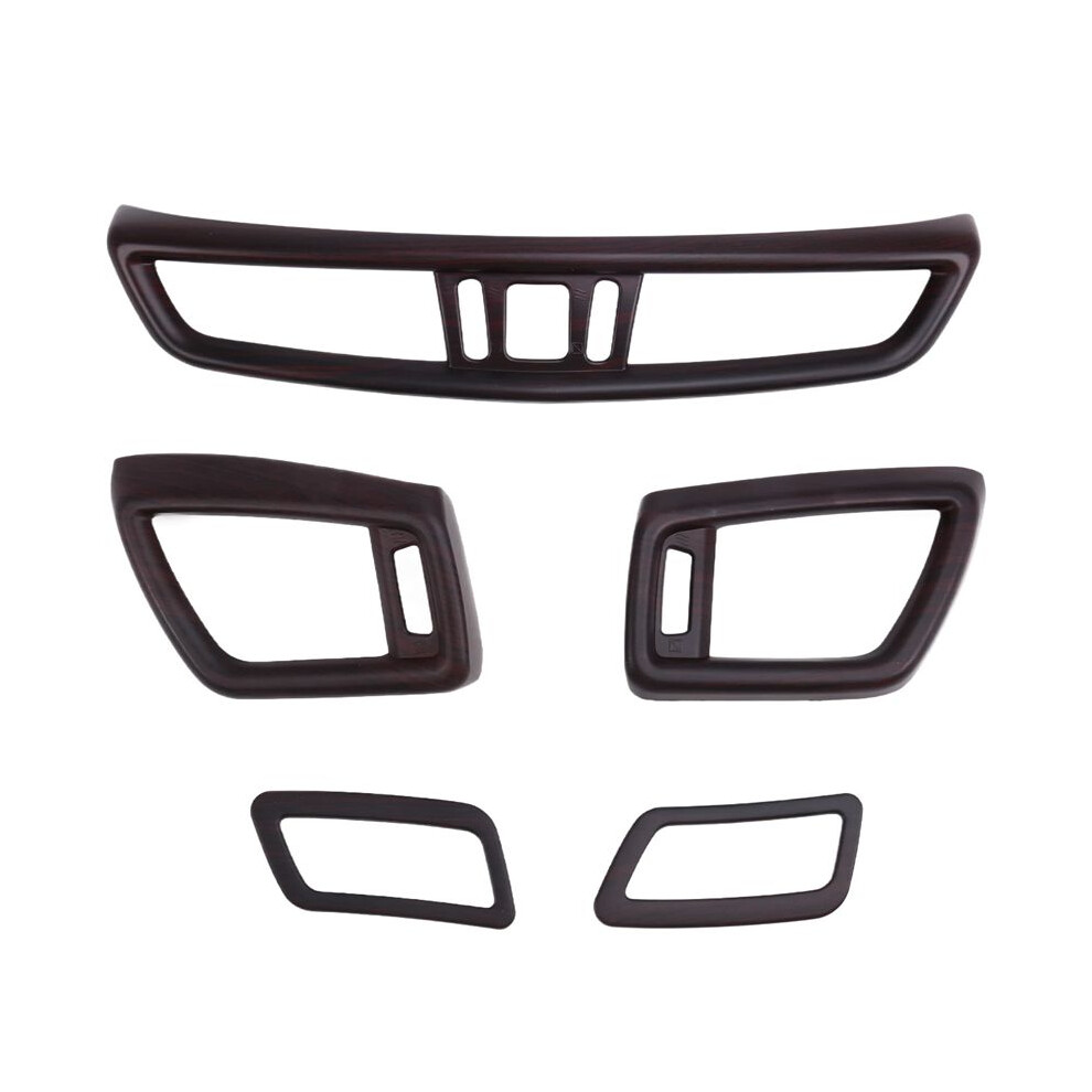 5 Pcs Car Front Console Air Condition Vent Outlet Cover For X-Trail T32 Rogue Qashqai J11 2014-2020 Wood Peach 4712218046102