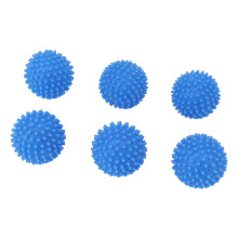 Wäschetrocknerbälle 6 Stück Silikon blau