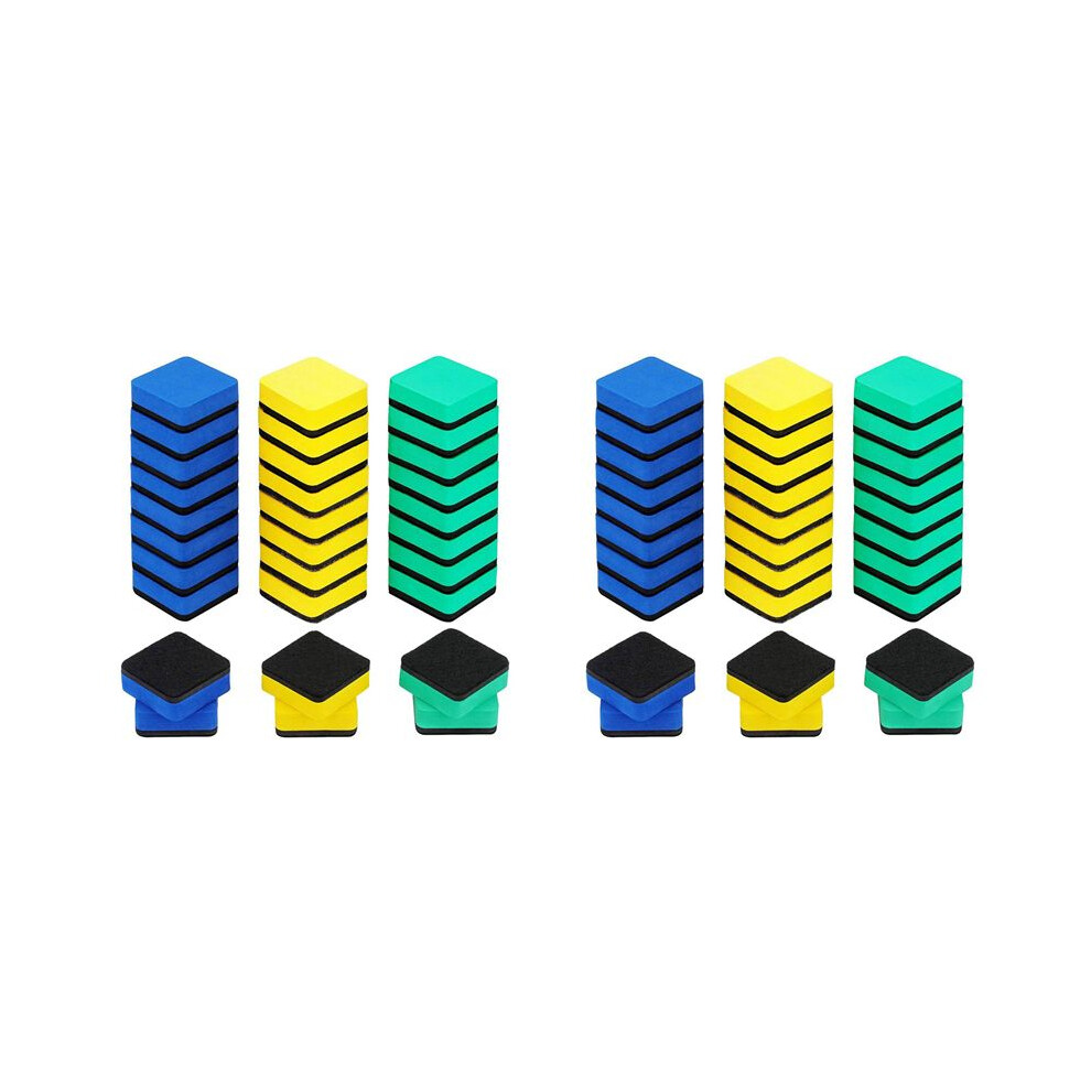 60Pcs Whiteboard Eraser Washable And Reusable Magnetic Whiteboard Eraser For Cleaning Dry Erase Markers 6033664561802