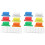 120 Sets Hanging File Tabs and Inserts,Colorful File Folder Labels Filing Tabs for File Identification, Easy to Read 1